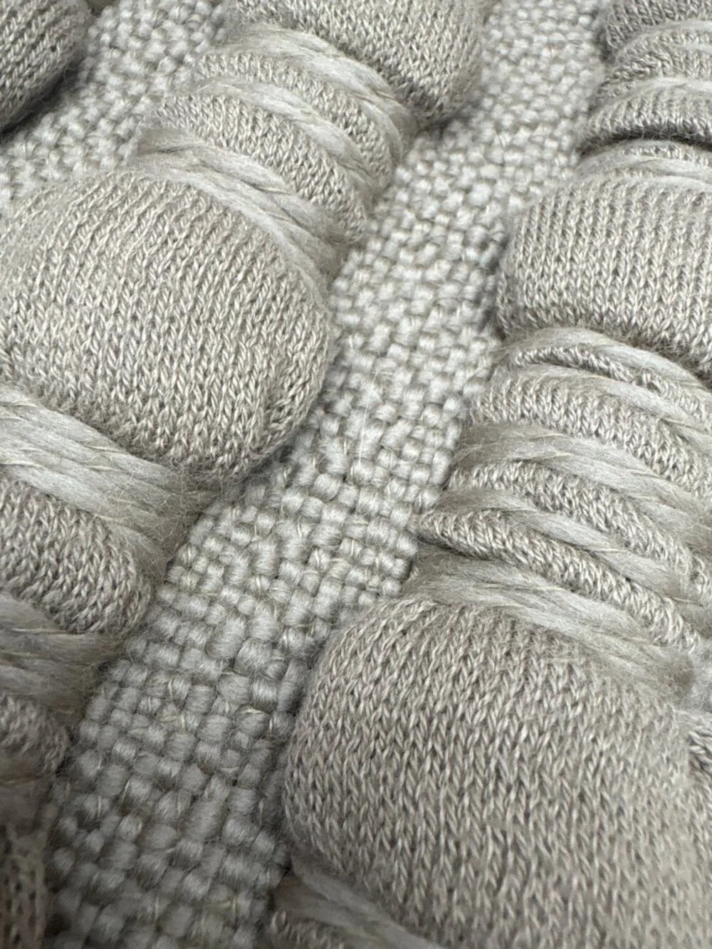 RH Restoration Hardware Loa Merino Wool Chunky Stripe Pillow Cover